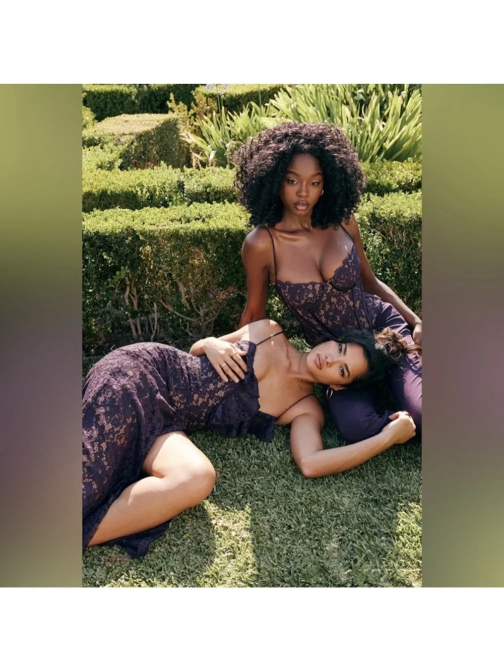 💜Firm Price💜House of CB Malia Night Shade lace maxi dress - Picture 10 of 16